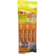 Me-O Creamy Treats Tavuk, Balkabaklı Kedi Ödül Maması 4x15 gr resmi