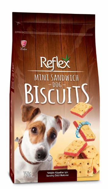 Picture of Reflex Peynirli Sandviç Kare Köpek Ödül Bisküvisi 350 Gr