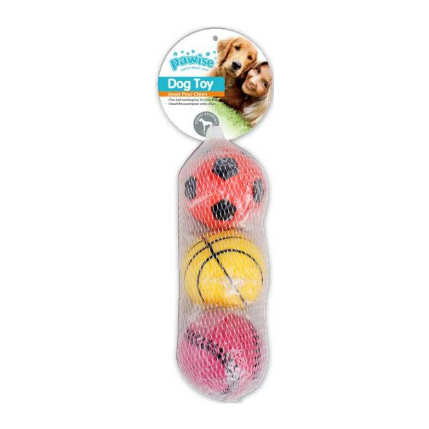 Picture of Pawise Sünger Top Köpek Oyuncağı 19,5 Cm 3 Adet