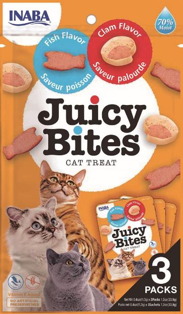 Picture of Inaba Juicy Bites Balıklı ve İstiridyeli Kedi Ödül Maması