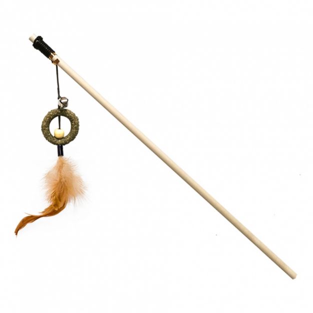 Picture of Eastland Tüylü Catn İpli Kedi Otlu Halka 40cm