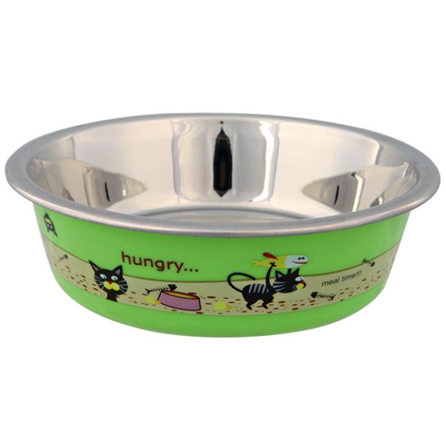 Picture of Trixie Kedi Mama Ve Su Kabı, Paslanmaz,0,23 lt 12 cm