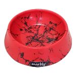 Picture of Marbly Black Red 080z mama ve su kabı