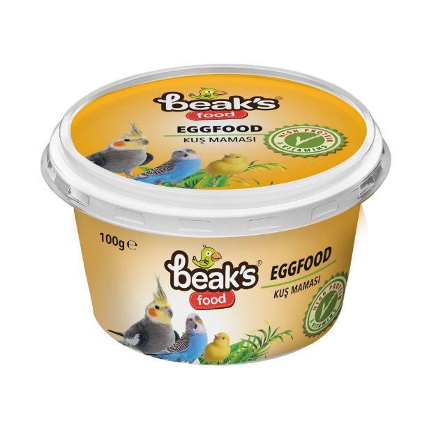 Picture of Beaks Kuş Maması Yumurtalı 100 Gr