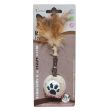 Eastland Matatabi Catn İpli Tüylü Toplu Kedi Oyuncağı 9cm resmi