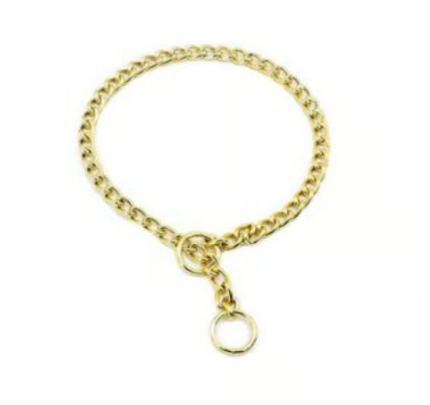 Picture of Altın Kaplama Boğmalı Zincir Tasma Altınkaplama 3,5x50-60cm Gbzt65goldplate