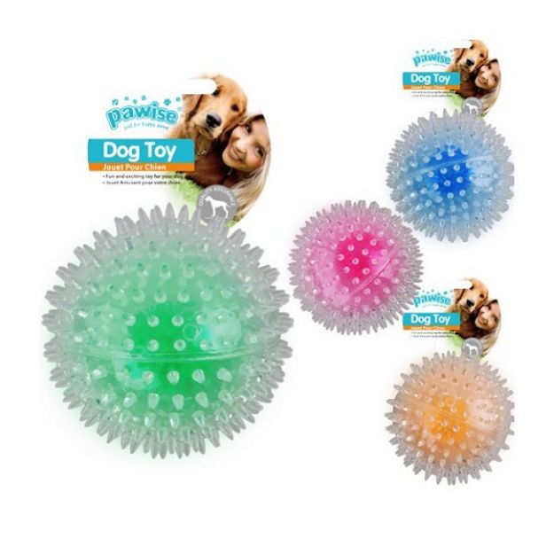 Picture of Pawise Işıklı Dikenli Zıplayan Top Köpek Oyuncak 15 cm