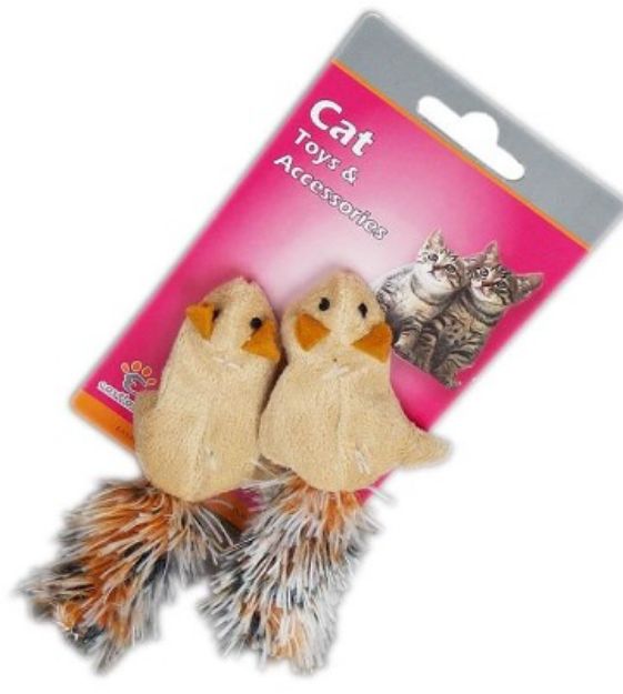 Picture of Eastland Kedi Otlu Hışır Peluş Sincap İkili 5 Cm