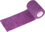Show Tech Self-Cling Bandage Purple Glitter 4.5 m x 7.5 cm - 65STE683 resmi