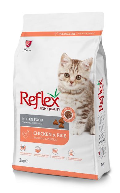 Reflex Tavuklu ve Pirinçli Yavru Kedi Maması 2 kg resmi