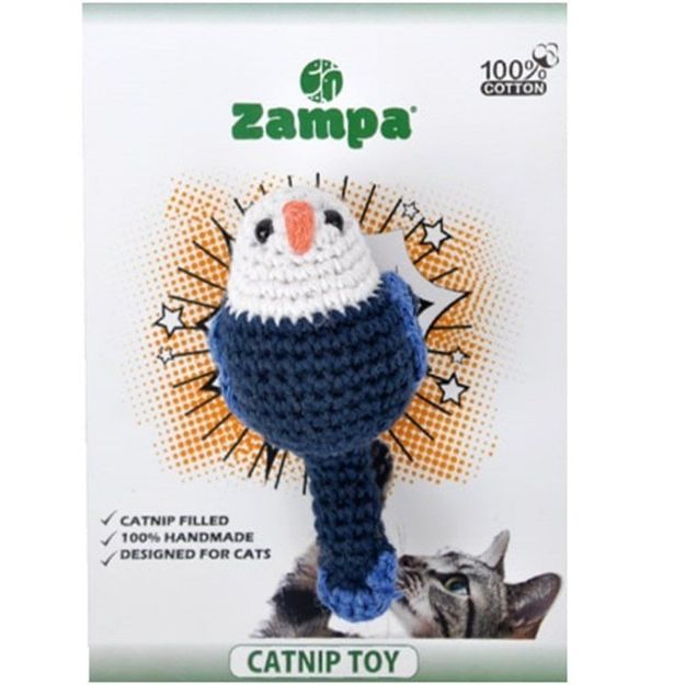 Picture of Tekli Zilli Orgu Küçük Kus Kedi Oyuncağı