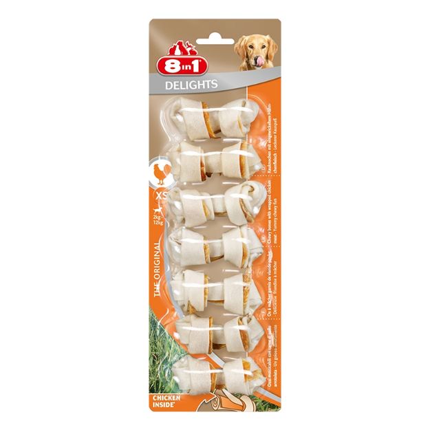 Picture of 8 in 1 Delight Bones XS 7 Adet 84 gr