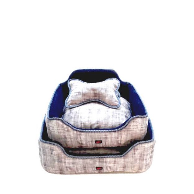 Natura 2'li Kemikli Kare Set Yatak No:1 Mermer Gri resmi