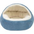 Pet Comfort Cosy Kedi/Kopek Yatagı Mavi-Beyaz 55x55 20cm 7922 resmi