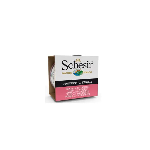Picture of Schesir Ton Balığı ve Barbunya Balıklı Jöleli Kedi Konservesi 85 Gr