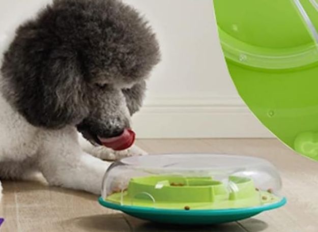 Outward Hound Wobble Bowl Interactive Treat Puzzle Köpek Oyuncağı Medium resmi