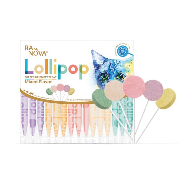 Picture of Ranova Kediler için Karışık Lezzetli Lolipop 