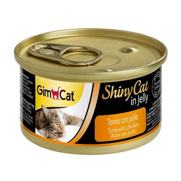 Picture of Gimcat ShinyCat Jel İçinde Ton Balıklı ve Tavuklu Konserve 70 gr