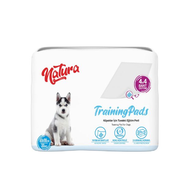 Picture of Natura Eğitim Çiş Pedi 60 X 90 Kaydırmaz Bantlı 30 Lu