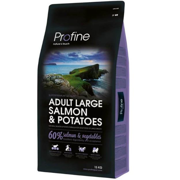 Picture of Profine Adult Large Somonlu & Patatesli Büyük Irk Yetişkin Köpek Maması 15K