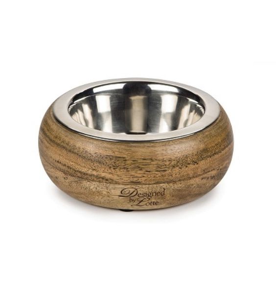 Picture of Beeztees Ahşap Çelik Köpek Mama Kabı 650 ml 16,5 cm
