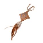 Picture of Zampa Kahverengi Tüylü Hasır Kedi Oyuncağı, 25x6 Cm