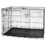 Pawise Köpek Pansiyon için Tel Kafes 122 cm x 76 cm x 84 cm resmi