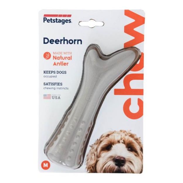 Petstages Deerhorn Antler Alternative Köpek Çiğneme Oyuncağı - Medium resmi