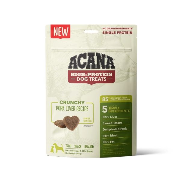 Picture of Acana Crunchy Pork Yüksek Proteinli Domuz Etli Köpek Ödülü 100 Gr