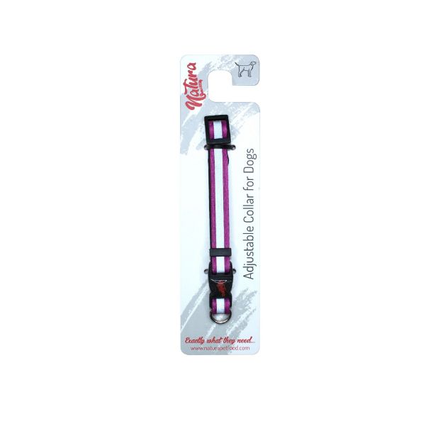 Natura Reflektörlü Köpek Boyun Tasması Xxxs / Xxs - Mor  resmi