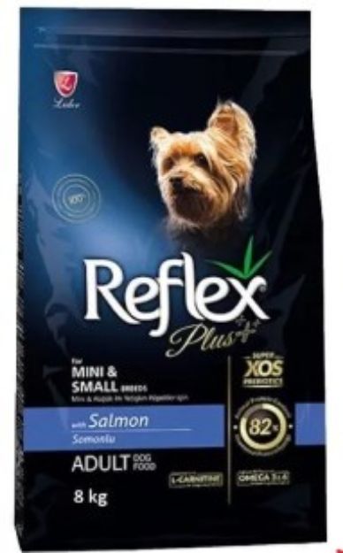 Picture of Reflex Küçük & Mini Irk Somonlu Yetişkin Köpek Maması 8 Kg