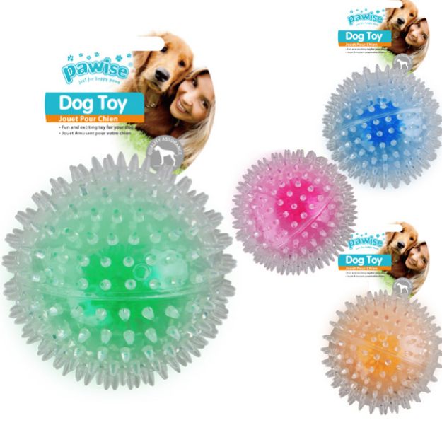 Picture of Pawise Işıklı Dikenli Zıplayan Top Köpek Oyuncak 10 cm 