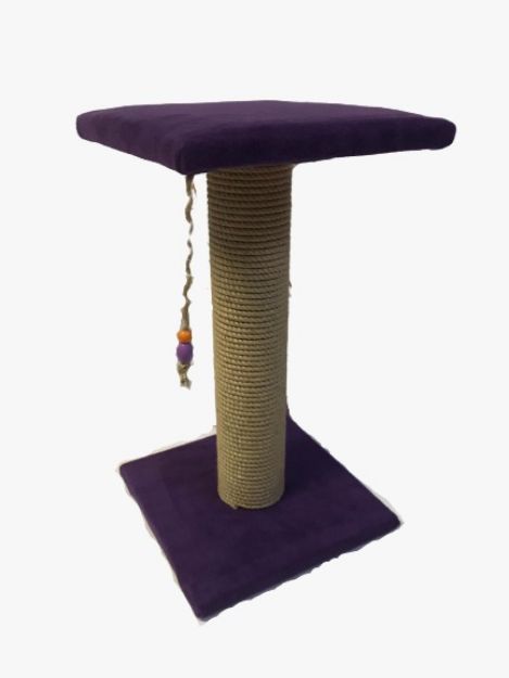 Picture of PetPretty Oturaklı Kedi Tırmalama Tahtası 50 Cm Mor