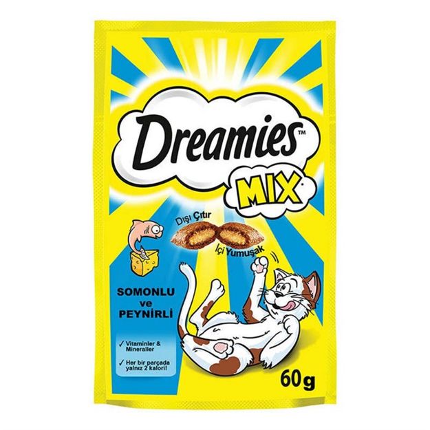 Picture of Dreamies somon ve peynirli kedi Ödülü 60 gr