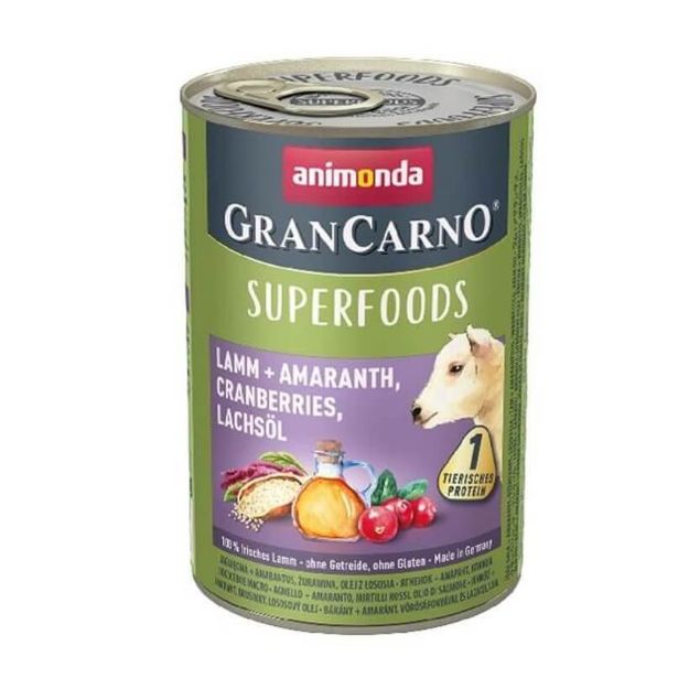 Picture of Animonda G.C Kuzu Etli Amarant Kızılcık ve Somon Yağlı Yetişkin Köpek 400 G