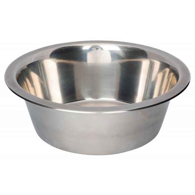Picture of Trixie Köpek Paslanmaz Çelik Su Kabı, 2.8 lt / Ø 24 cm