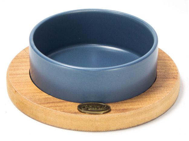 Picture of Ozark Oval Seramik Mama Ve Su Seti Mavi