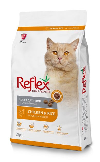 Reflex Adult Cat Chicken - Rice Tavuklu Yetişkin Kedi Maması 2kg resmi
