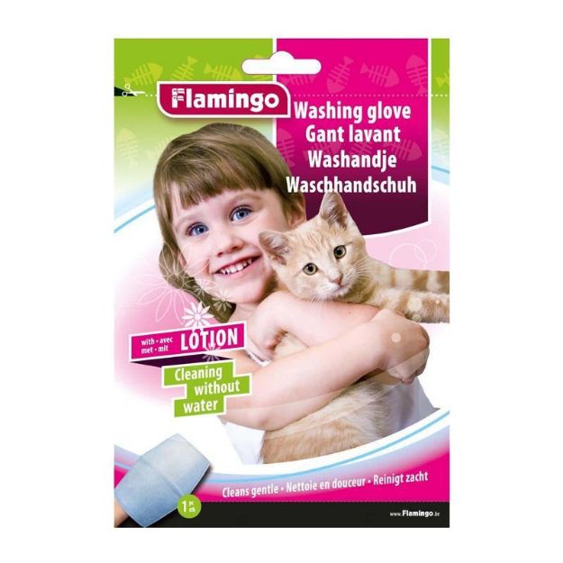 Picture of Flamingo Kediler İçin Temizleme Eldiveni 