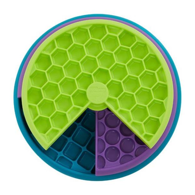 Petstages Lickin' Layers Dog Puzzle Oyuncak, Çoklu - 70646M resmi