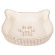 Picture of Flamingo Mylo Seramik Kedi Mama Su Kabı Bej 220 ml