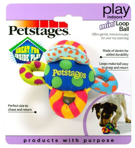 Petstages Mini Loop Ball Minyatür Irk İçin Köpek Oyuncağı resmi