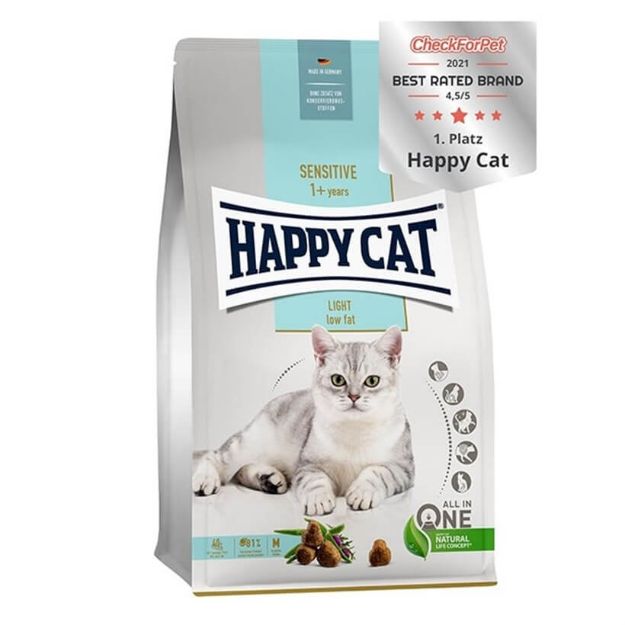 Picture of Happy Cat Sensitive Light Diyet Yetişkin Kedi Maması 4 Kg