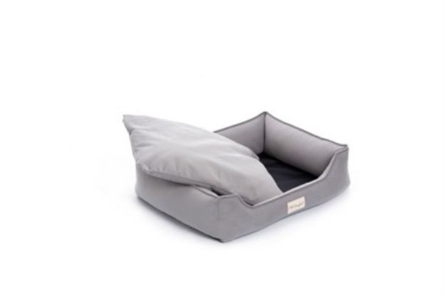 Pet Comfort Delta Leo Gri Kedi ve Köpek Yatağı S 60x75cm resmi