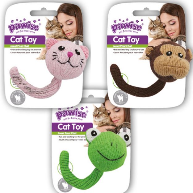 Picture of Pawise Kuyruklu Doğal Kumaş Kedi Oyuncağı