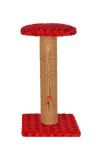 Picture of PetPretty Oturaklı Kedi Tırmalama Tahtası 50 Cm Kırmızı