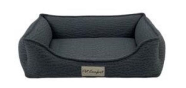 Pet Comfort Bravo Gri Kedi ve Köpek Ortopedik Yatağı S 55x45cm resmi
