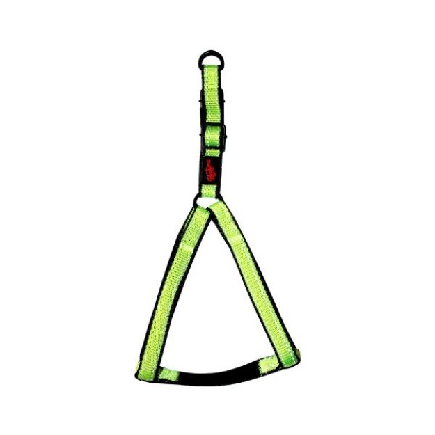 Natura Reflektörlü Kelebek Göğüs Tasması Neon Sarı XS resmi
