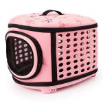 Kedi Köpek Taşıma Çantası Davul 44 cm x 36 cm x 27 cm Pembe resmi