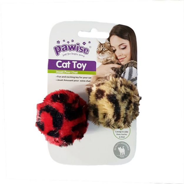 Pawise Leopar Catnip Top 2 Adet resmi